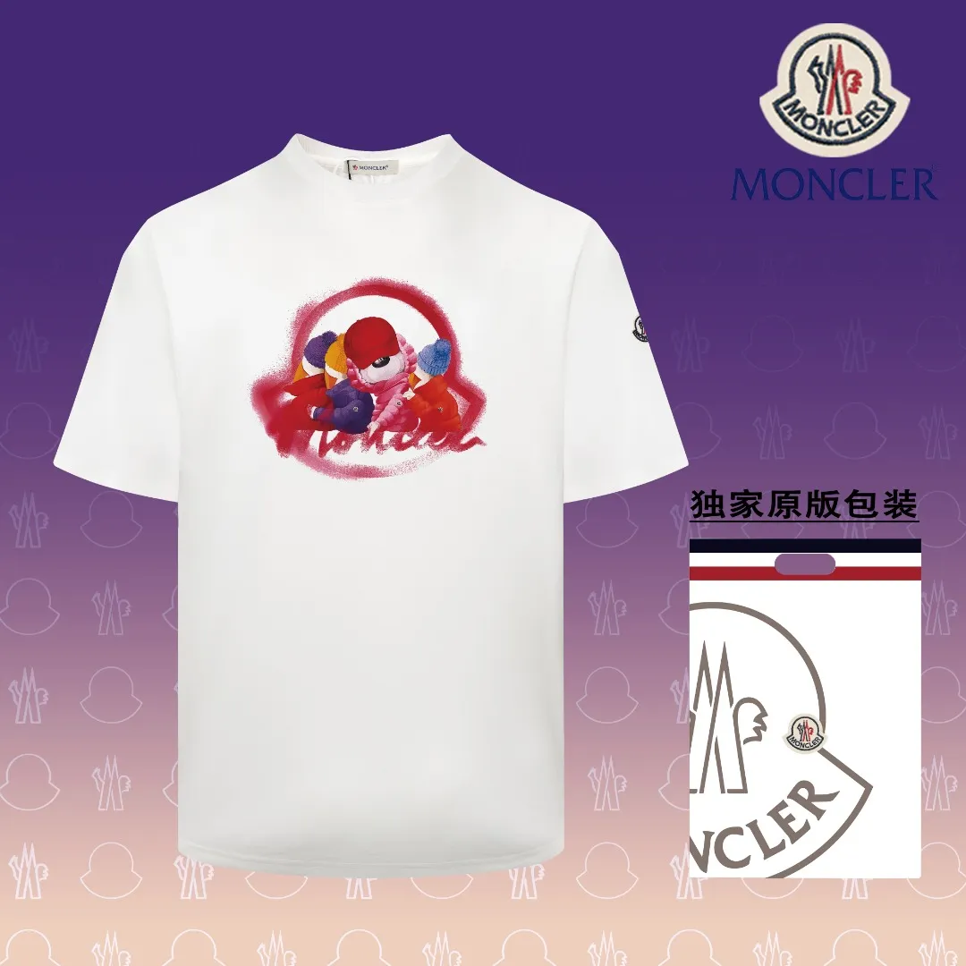 【 MONCLER】 2024 New Arrival Premium LOGO ， Premium ， 230 ， ， ， ！ Same Style ❗️ Same Style， In Stock！ Size：S M L XL XXL ：Black White